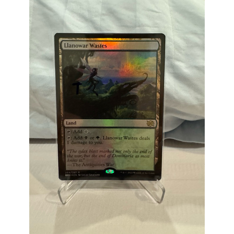 MTG The Brothers' War Foil: Llanowar Wastes