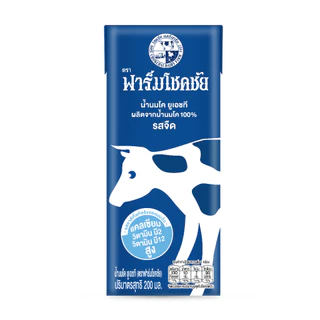 FARM CHOKCHAI นมรสจืด 200 มล. (ยกลัง 36 กล่อง)