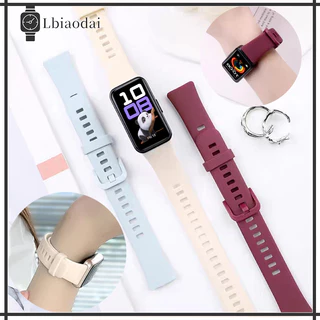 สายซิลิโคนกีฬา for Huawei Band 10 9 8 7 6 / 6 Pro Honor Band 6 7 สายรัดกีฬา Huawei Band 7/6 สายนาฬิกาอุปกรณ์เสริม