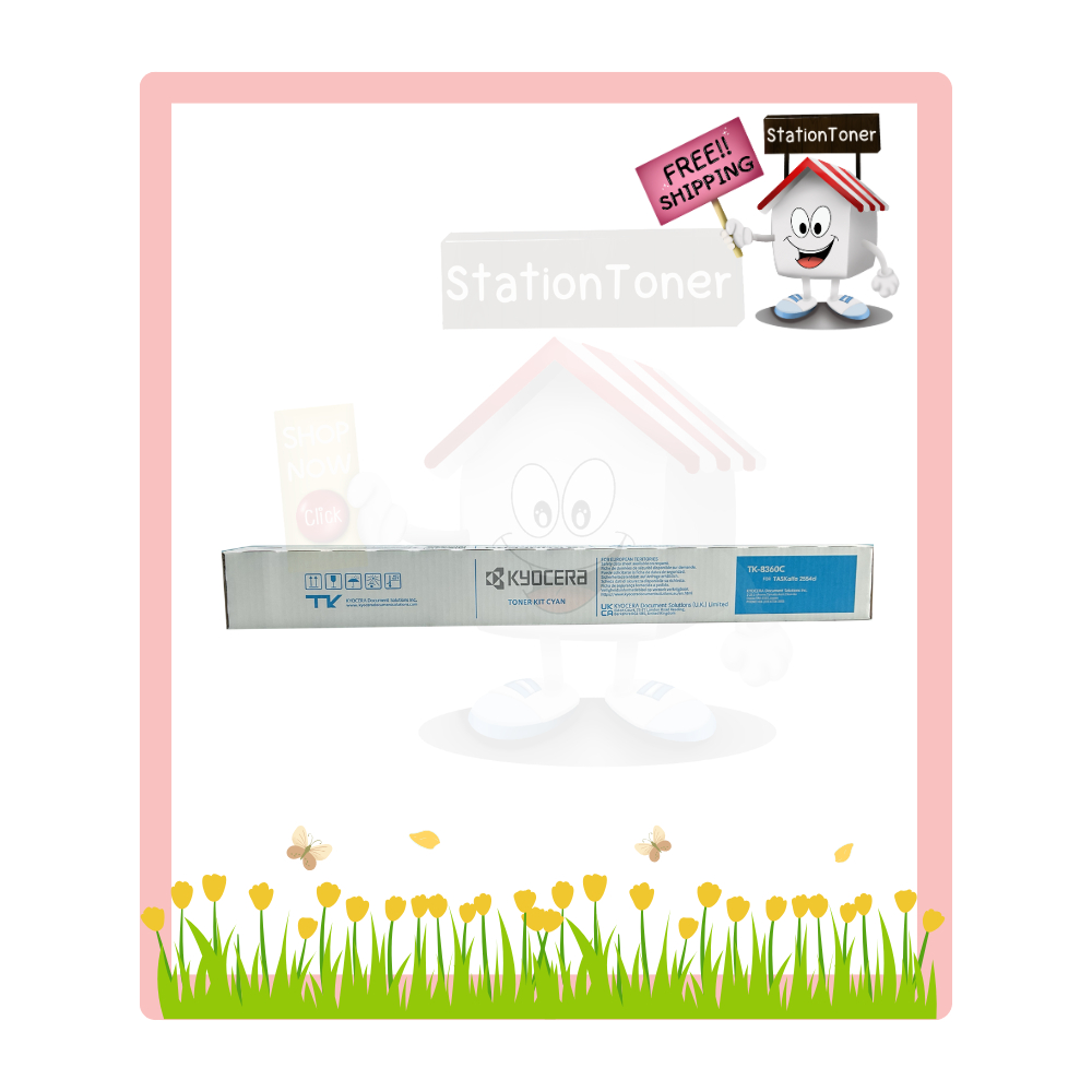 [Original] Kyocera Toner TK-8360 C หมึกเครื่องถ่ายเอกสารเคียวเซร่า For Kyocera TASKalfa 2554ci