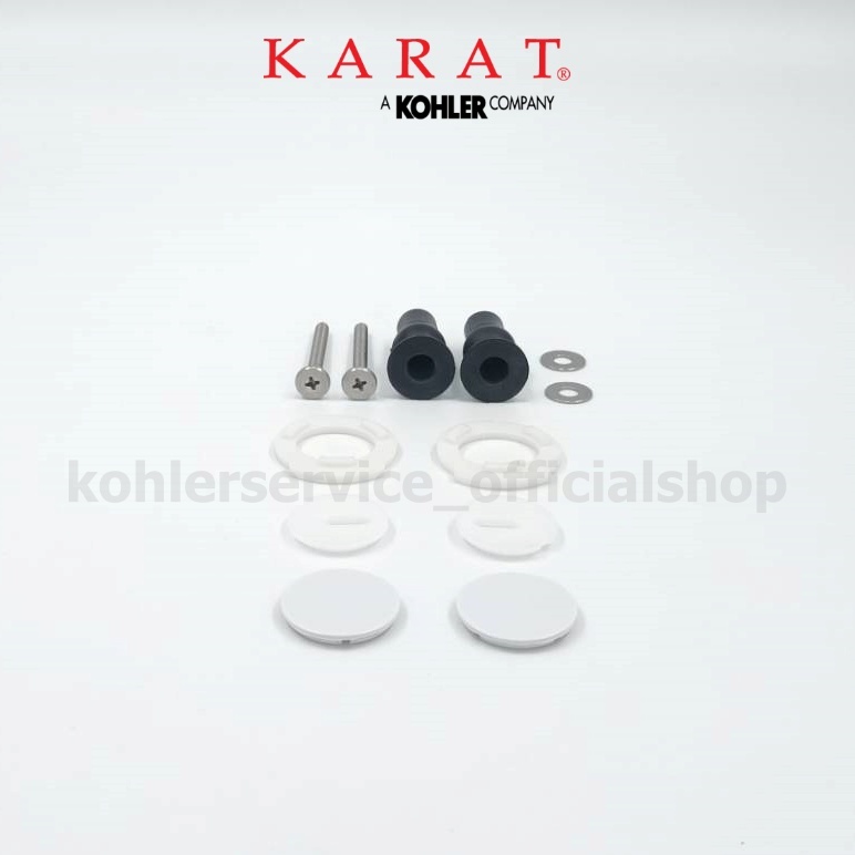1578717-SP-WK - KARAT ชุดนอตยึดหูฝารองนั่ง สำหรับ K-33017X และ K-33018X
