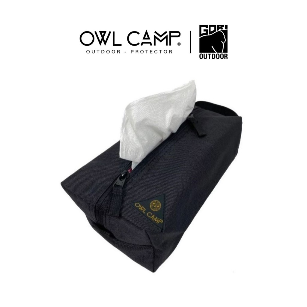 [7.7 โค้ด GORI77 รับ Coin 10%] Owl Camp Tissue Box Cover Accessory กล่องผ้าใส่ทิชชู่