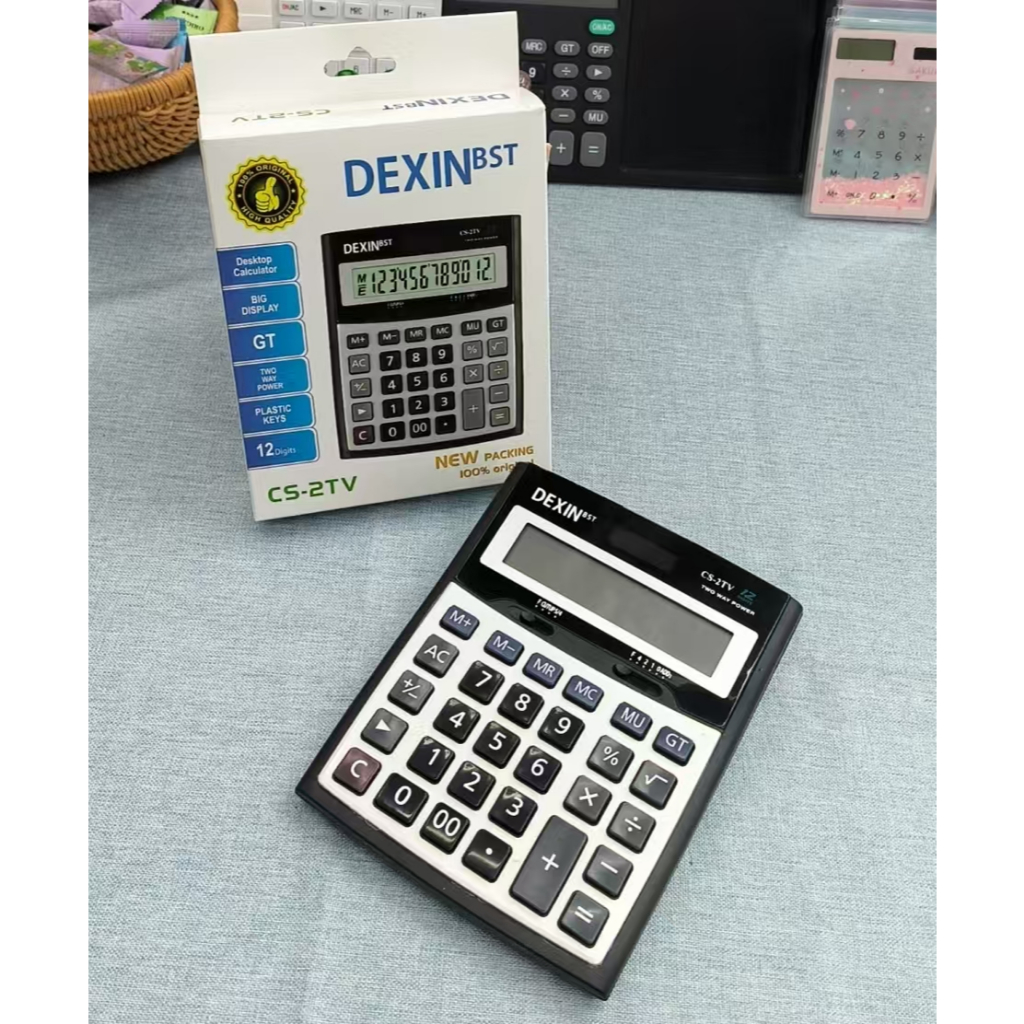 CS-2TV เครื่องคิดเลข 12 หลัก 12 Digits Electronic Calculator