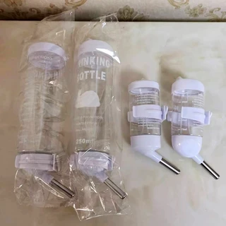 ขวดน้ำสำหรับสัตว์เลี้ยง หนู แฮมเตอร์ กระต่าย ชินชิล่า เม่นแคระ 125ml 80ml