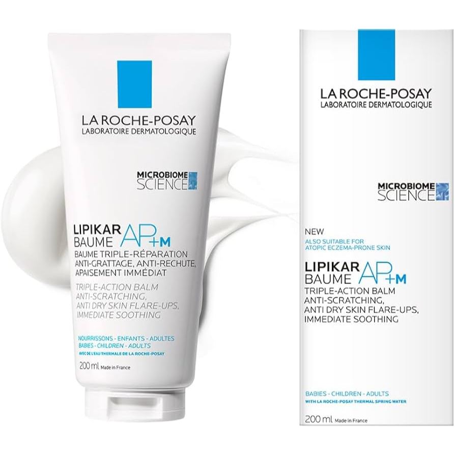 La Roche-Posay LIPIKAR BAUME AP+M 200 mL,400mlสำหรับภูมิแพ้ผิวหนัง ผื่นผิวหนังอักเสบ ผิวแพ้ง่าย บอบบางฉลากไทย+แถม