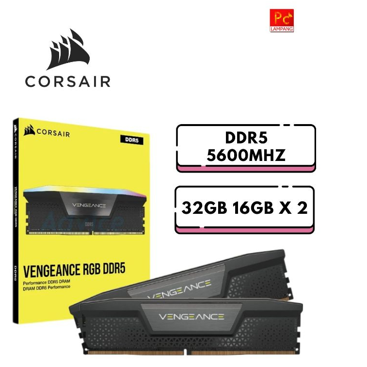 Cosair Vengeance 32GB (16x2) DDR5 5600MHz