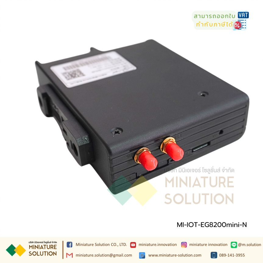 IoT Gateway EG8200mini ใช้ Node-Red สำหรับพัฒนาโปรแกรม รองรับ WIFI รุ่นเกาะราง แนวตั้งรุ่นใหม่