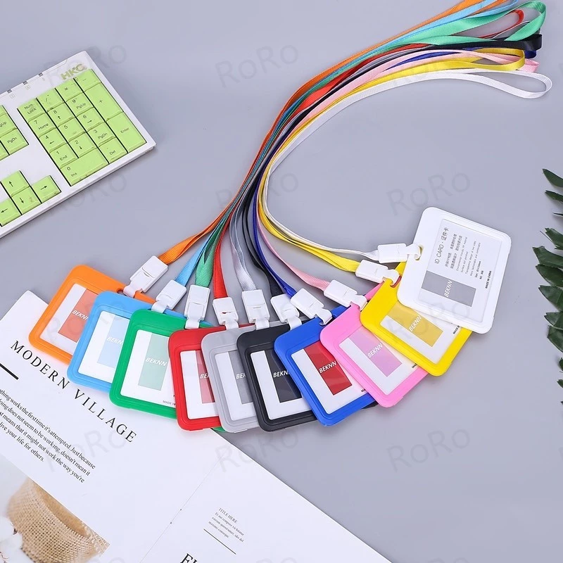 ที่ใส่บัตรพนักงานแนวตั้งและแนวนอนพร้อมสายห้อยคอ thumbnail 9
