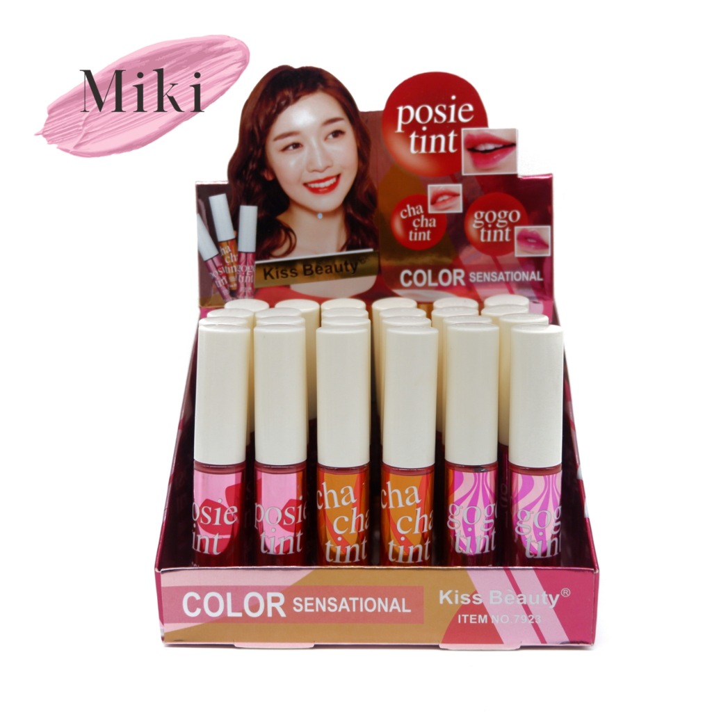 {24แท่ง} Kiss Beauty Color Lip & Cheek Tint ลิควิดลิปทินท์ เนื้อแมทต์ เติมสีสันให้ริมฝีปาก no.7923