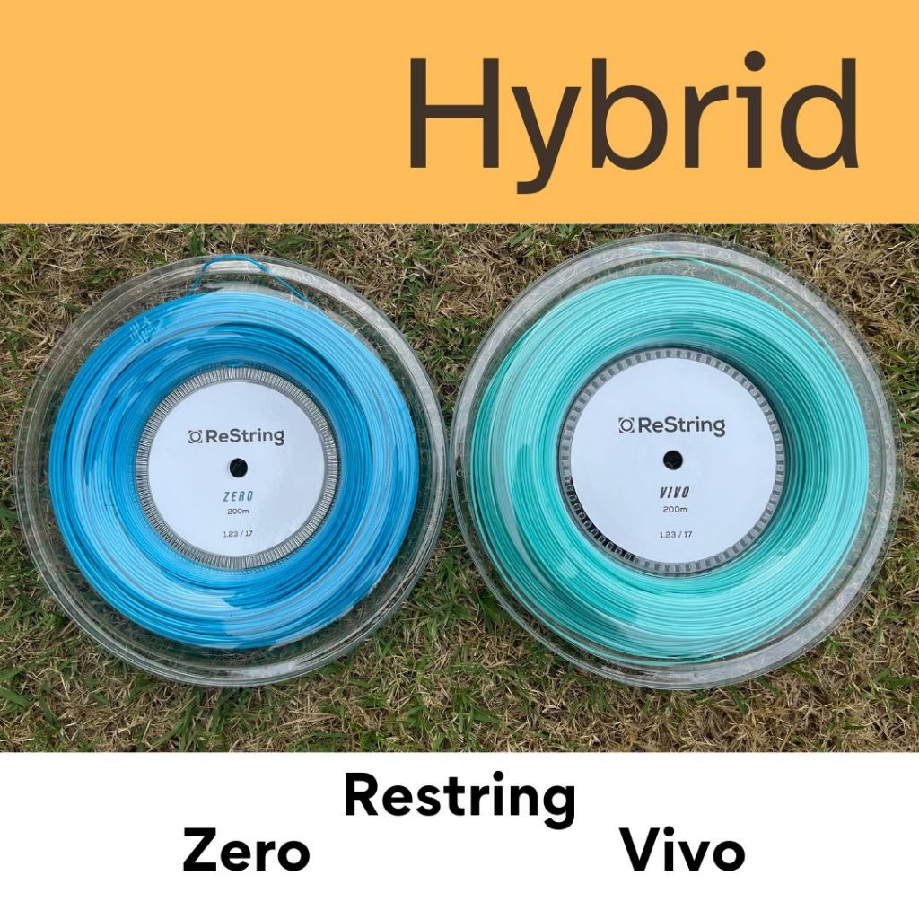 เอ็นเทนนิสไฮบริด Restring Zero / Vivo Hybrid (ตัดแบ่ง)