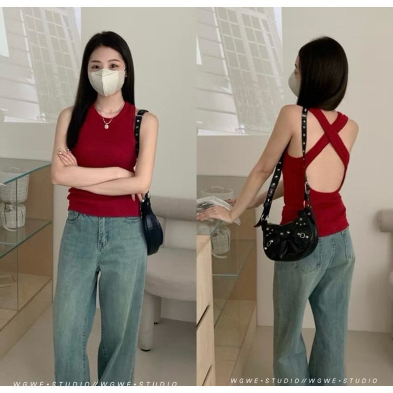 เสื้อกล้าม เปิดหลัง แบรนด์ Wg.we