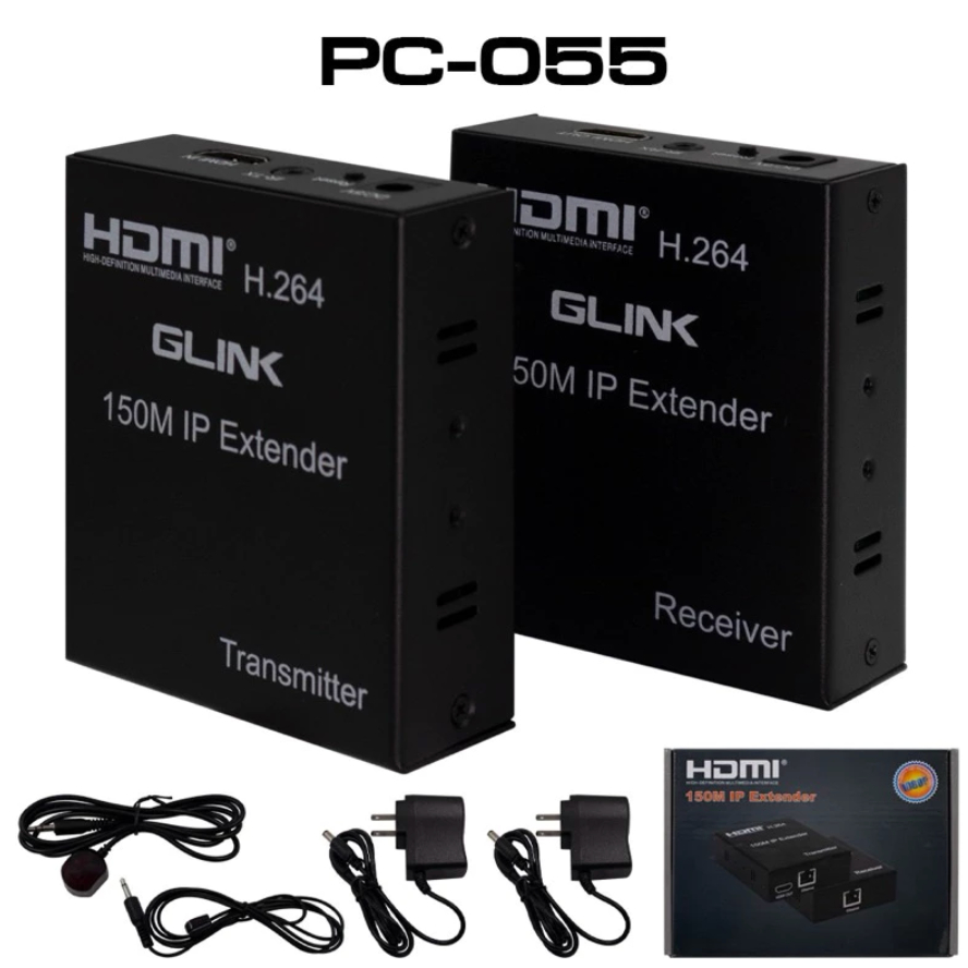 พร้อมส่ง PC-055 HDMI 150M IP EXTENDER HIGH DEFINITION MULTIMEDIA INTERFACE