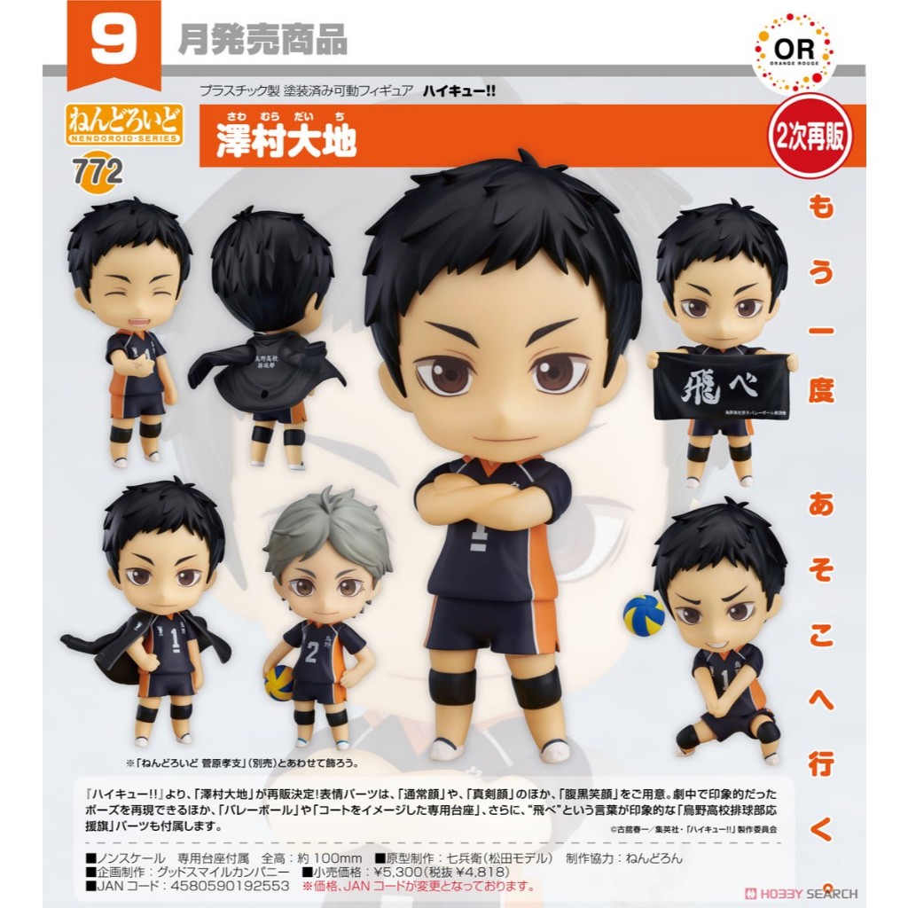 Nendoroid Haikyuu!! Daichi Sawamura
