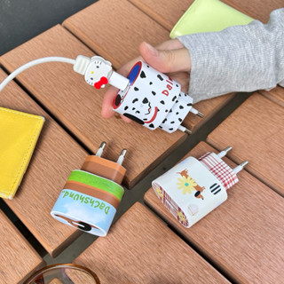 feelsogood 🐶🐾Charger Sticker typeC-สติ๊กเกอร์ติดสายชาร์จลายD…