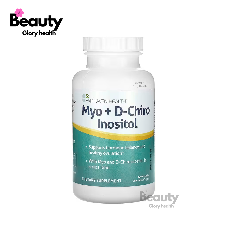 Fairhaven Health, Myo + D-Chiro Inositol, 120 Capsules