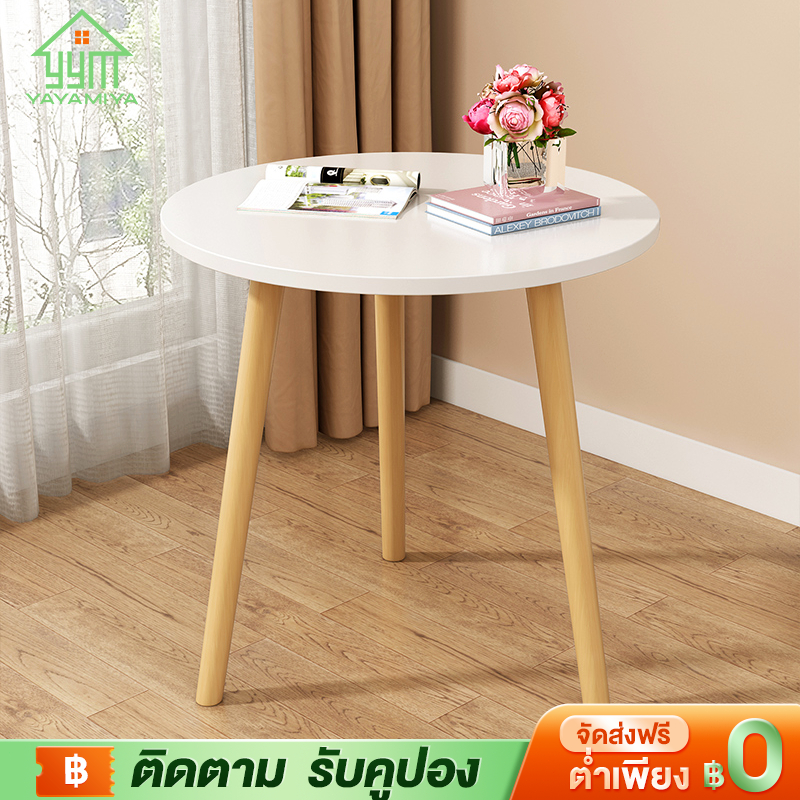 YYM โต๊ะกาแฟ โต๊ะข้าง 2ชั้น โต๊ะชา สามารถวางไว้ในห้องนั่งเล่นและข้างโซฟาได้ สไตล์นอร์ดิก