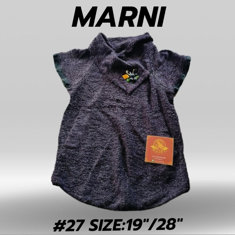 เสื้อแบรนด์Marniแท้มือสองญี่ปุ่น#27