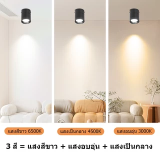 CANMEIJIA สปอร์ตไลท์ LED ดลอย ไฟดาวน์ไลท์ 7W 10W 15W 20W 40W ปรับมุมได้และพับได้ Downlight Spotlight