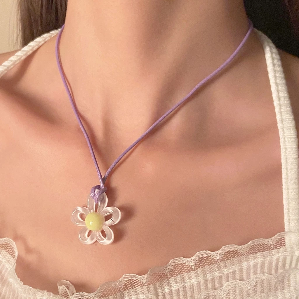 สร้อยคอ สร้อยคอy2k ดอกไม้💐 เข้ากับทุกการแต่งกาย dopamine สีสันสดใส💫 thumbnail 7