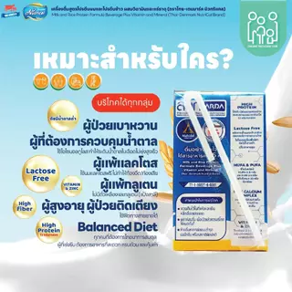 นม NutriCal นิวทริแคล เครื่องดื่มสูตรโปรตีนนมและโปรตีนข้าว ผสมวิตามินและแร่ธาตุ (ตราไทย-เดนมาร์ค) 12 กล่อง