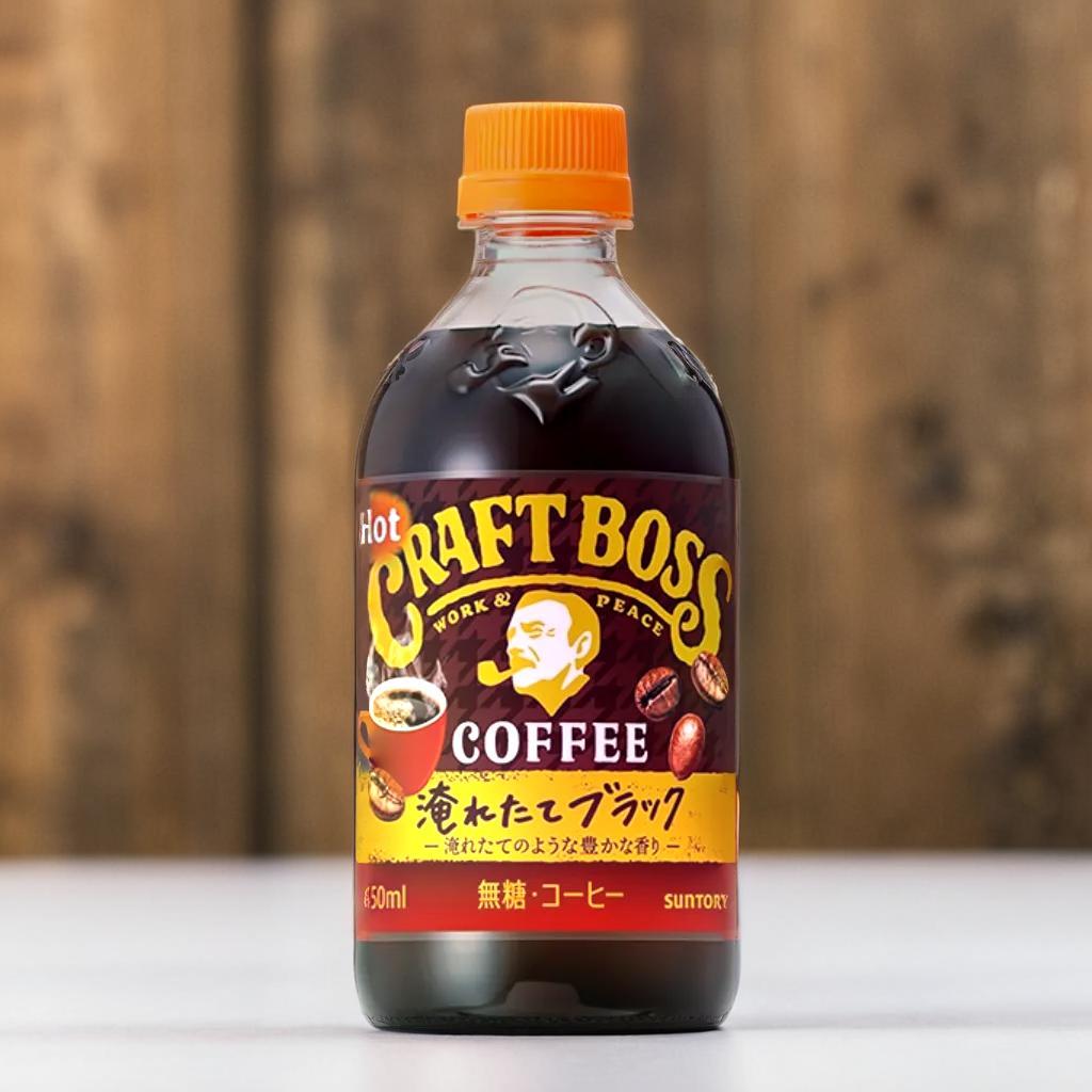 【นำเข้าจากญี่ปุ่น】Suntory Craft Boss Black กาแฟดำพร้อมดื่ม 450ml | ไม่มีน้ำตาล แคลอรี่ต่ำ กาแฟสกัดเย
