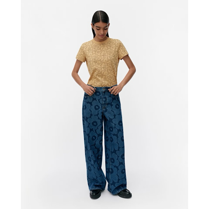 (พรีออเดอร์) Marimekko Maridenim Loose Unikko ของแท้100% (ทักมาเช็คไซส์ก่อนกดสั่งนะคะ)
