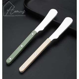 【พร้อมส่ง】🍴 ช้อน ส้อม มีด สีครีม และ สีเขียว คุณภาพสูง สวยดูดี มินิมอล สไตล์คาเฟ่ ด้ามจับถนัดมือ ช้อนส้อมมินิมอล