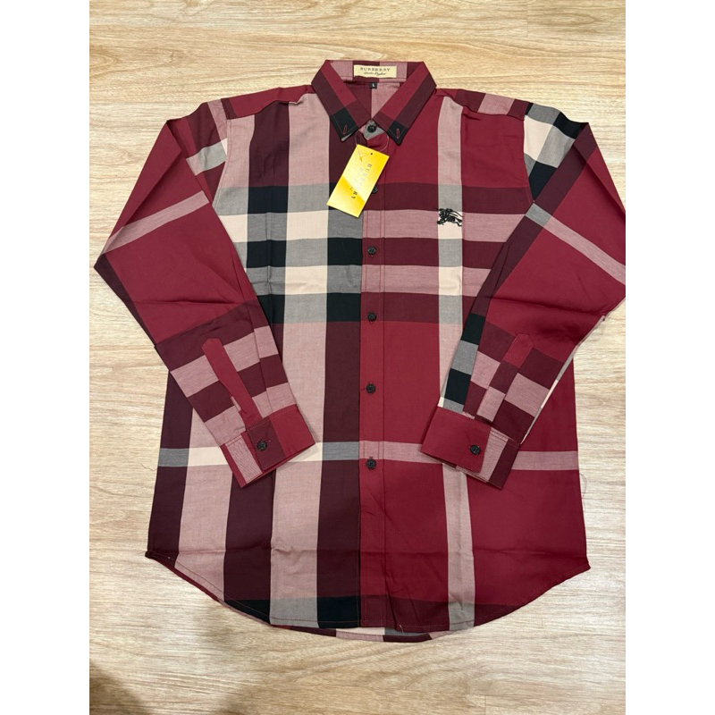 เสื้อเชิ้ตแขนยาวผ้าดีสีไม่ตกใส่ได้ชายและหญิงปักตามรูป