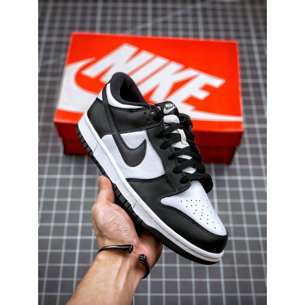 Dunk Low 🐼 White Black รองเท้า Retro Sneakers องเท้าผ้าใบ