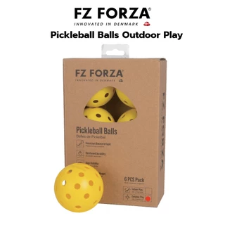 FZ FORZA ลูกพิคเคิลบอล (6 ลูก) Pickleball Balls เทคโนโลยีเดนมาร์ก มาตรฐาน USAPA ซ้อมและแข่ง (Indoor/Outdoor)