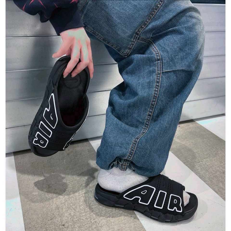 Nike Air More Uptempo Slide รองเท้ามีสายรัดรุ่นฮิต(ของแท้ 100%)