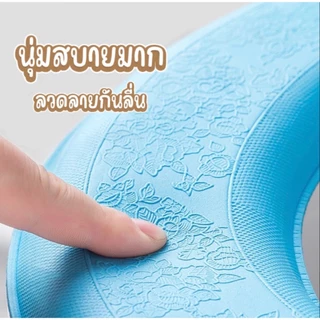 ฝาครอบที่นั่งชักโครก แบบยืดหยุ่น ล้างทําความสะอาดได้ อุปกรณ์เสริมแผ่นรองนั่งชักโครกในห้องน้ํา