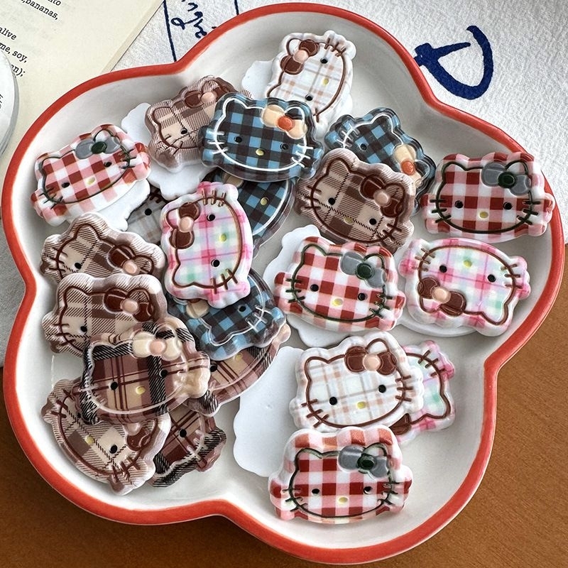❮10 ชิ้น❯ เรซิ่นคิตตี้ เรซิ่นติดกิ๊บติดชิ้นงานdiy(คละแบบซ้ำ)