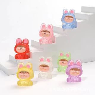 Little Lilith ตกแต่ง น่ารัก DIY เครื่องประดับ กระเป๋าปริศนา ขุดสมบัติตกแต่งรถขายดี สามมิติ Luminous สไตล์สุ่ม ✨Geoo
