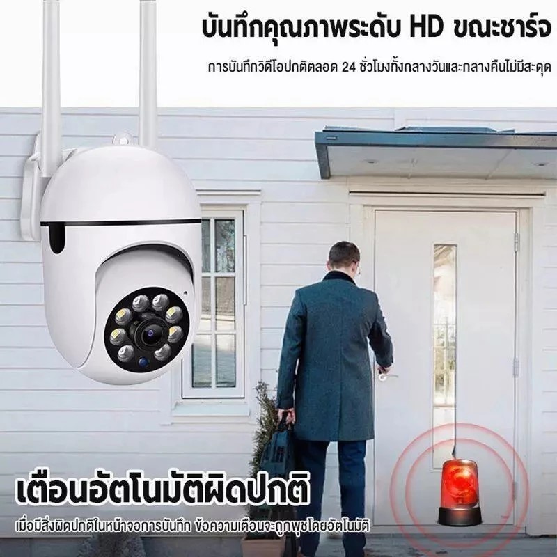 【จัดส่งที่รวดเร็ว】TP-LINK Tapo กล้องวงจรปิด 360 Wifi FHD IP Camera 3เสา4.0ล้านพิกเซล มองเห็นในที่มืด ดูภาพผ่านมือถือฟรี!