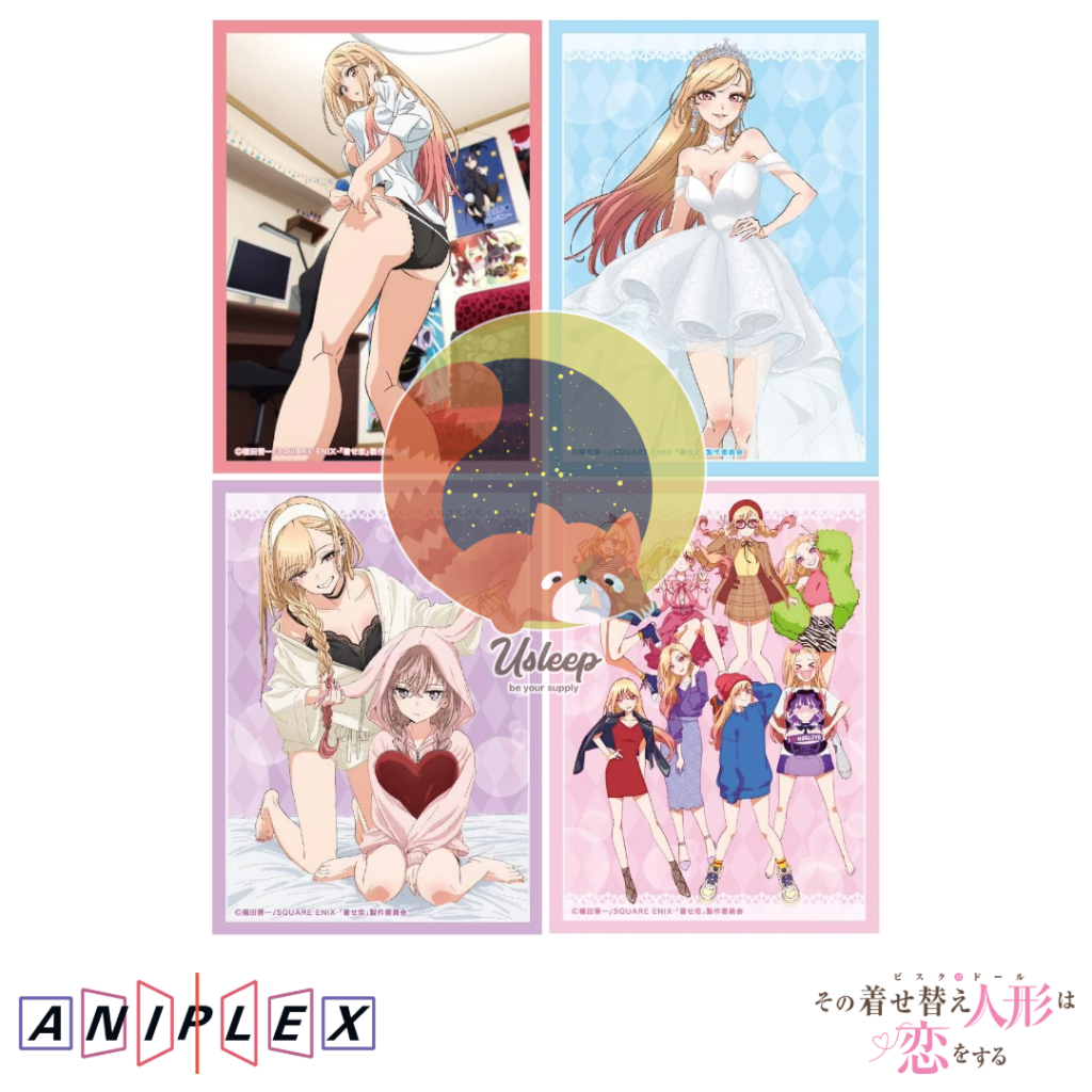 Character Card Sleeve TV Anime Sono Bisque Doll wa Koi wo Suru : Marin Kitagawa & Sajuna Inui - ซองใส่การ์ด