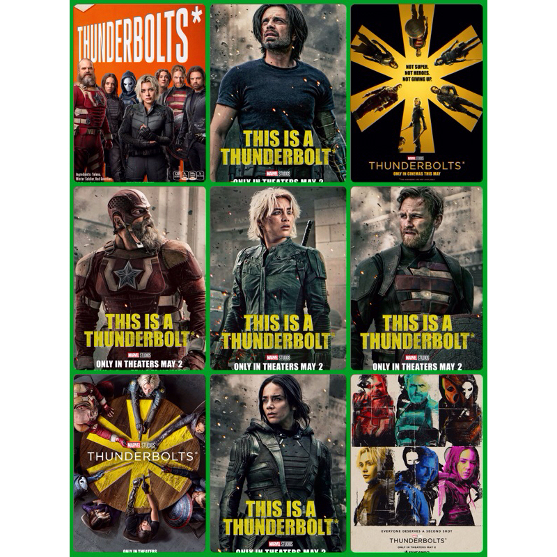 โปสเตอร์ หนังฝรั่ง Thunderbolts 11.5 X 16.5 นิ้ว (A3)