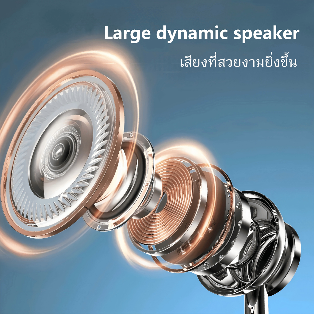 UIDEAL หูฟังบลูทูธ หูฟัง type c หูฟังไร้สาย หูฟัง เสียงเบส หูฟังอินเอียร์บลูทูธ ไร้สาย ร้องเพลงด้วยอินเอียร์มอนิเตอร์