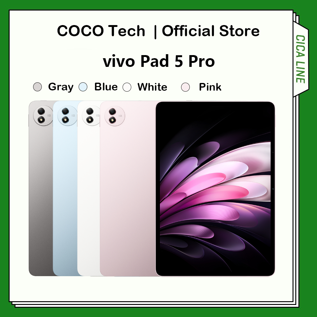 Vivo Pad 5 Pro Mediatek Dimensity 9400 OriginOS 5 HD 13 inch 3.1K 144Hz LCD Screen 12050mAh 66W