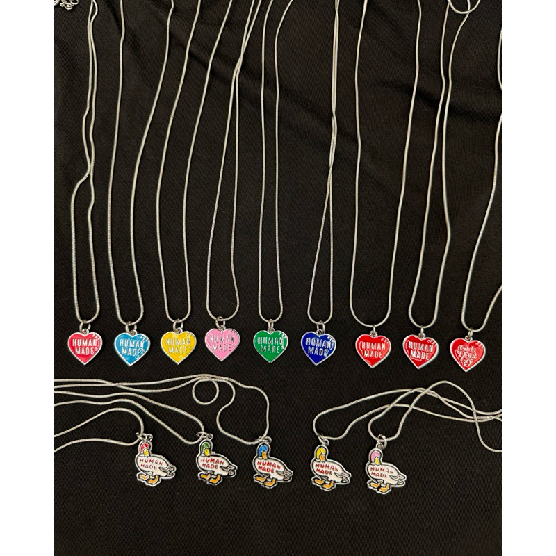 สร้อยจี้ Human Made❤️🩷🩵💙💚💛[ของแท้💯%พร้อมส่ง]