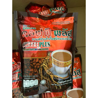 คอฟฟี่ พลัส กาแฟปรุงสำเร็จชนิดผงผสมโสม (40 ซอง) แท้100%