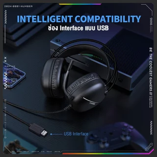 Onikuma Kurumi 7.1 Virtual Surround Gaming Headset หูฟังแบบมีสาย ไดร์เวอร์ 50 มม. ระบบเสียงจำลอง 7.1