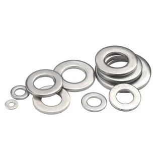 แหวนอีแปะ แหวนรอง สแตนเลส 304 ขนาด M6 Flat Washer Stainless Steel 304 DIN125.