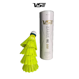 VS ลูกแบดมินตัน พลาสติก รุ่น NL500 NYLON Shuttlecock (บรรจุ6ลูก)
