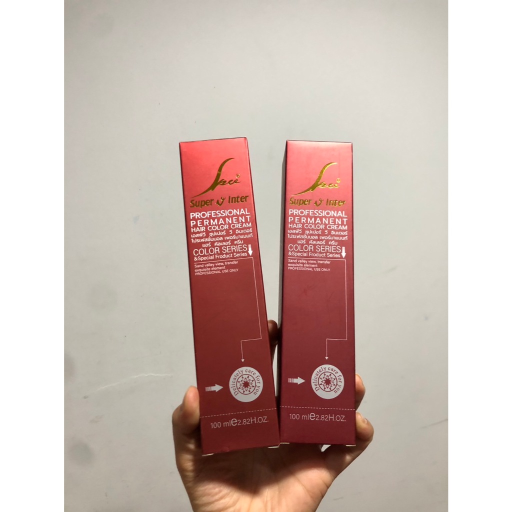 Sale!!! เอสพีวี ซุปเปอร์วี อินเนอร์ โปรเฟสชั่นนอล เพอร์มาแนนท์ แอร์ คัลเลอร์ ครีม