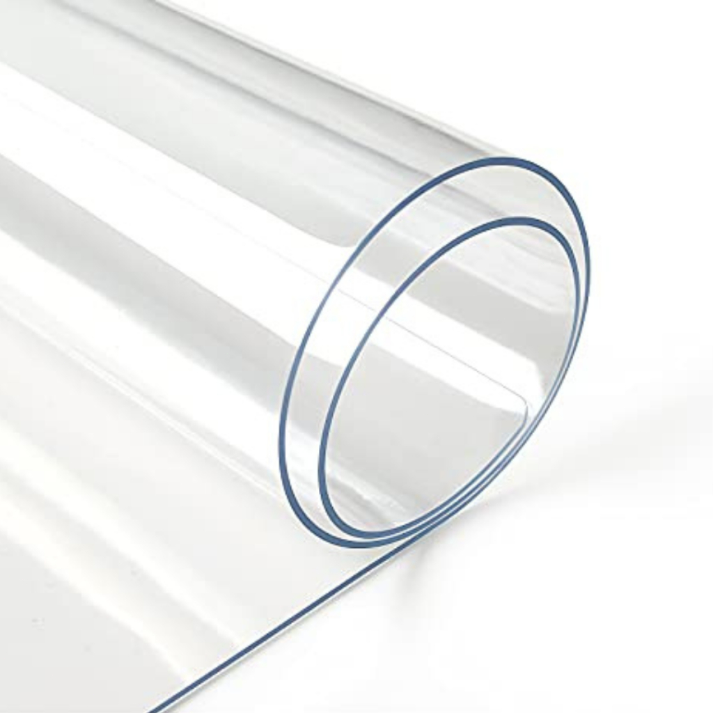 เสื่อปูโต๊ะ รองโต๊ะแบบใส ผ้าคลุมโต๊ ไม่มีกลิ่น PVC กันน้ำมันกันความร้อนทนทานและทำความสะอาดง่าย