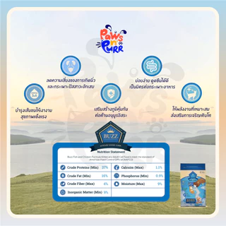 Buzz Netura อาหารแมวสำหรับแมวทุกสายพันธุ์ Holistic Grain-Free [1kg],[4kg]