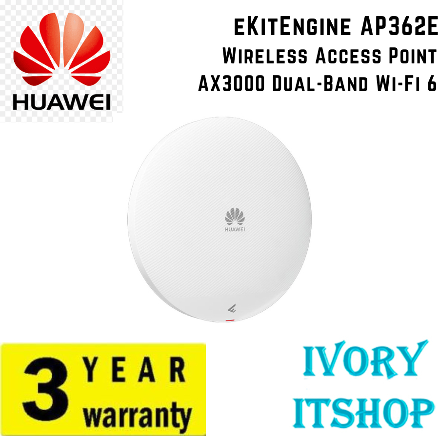 Huawei eKitEngine AP362E Wireless Access Point AX3000 Dual-Band Wi-Fi 6