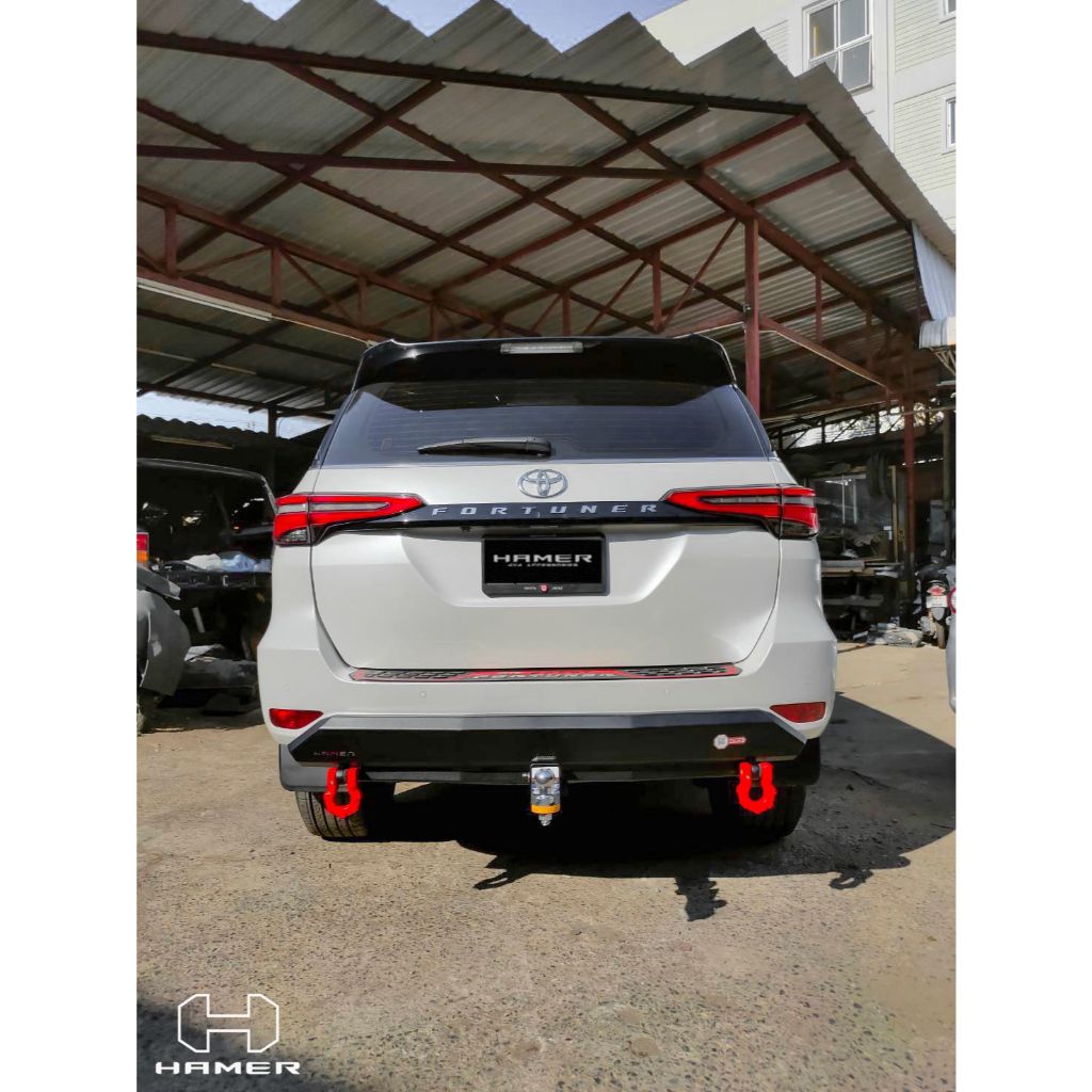 HAMER4x4 กันชนท้าย ARMY REAR BUMPER FOR TOYOTA FORTUNER 2020+