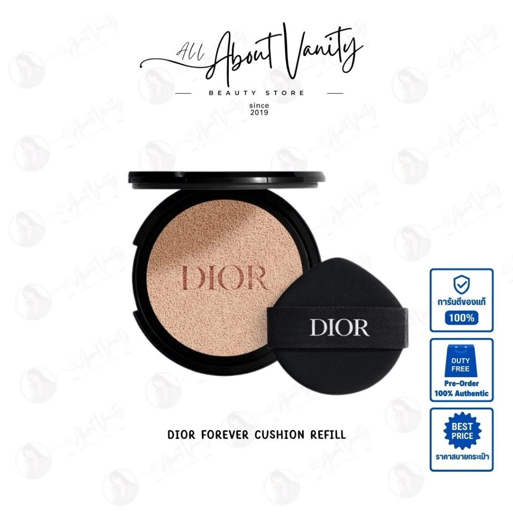 DIOR รีฟิลคุชชั่น **เนื้อแมตต์** DIOR Forever Cushion Refill No-Transfer Matte Foundation